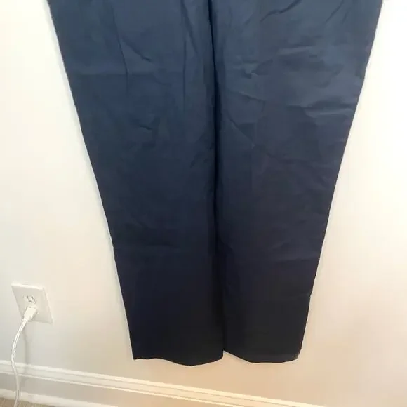Everlane The Structured Cotton Jumpsuit In Navy Blue Size 6 New - Picture 10 of 13